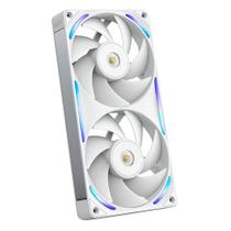 Ventoinha NZXT F240X Performance, 120mm, PWM, RGB, 2x Single-Frame, Branco - RF-U24PN-W1