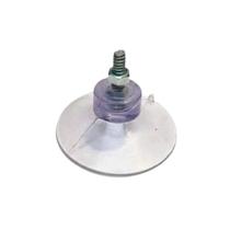 Ventosa de 40mm (4 cm) Em PVC Cristal Com Parafuso e Porca Ventosa de 40mm (4 cm) Em PVC Cristal Com Parafuso e Porca