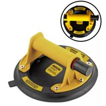 Ventosa de alta resistência para até 160kg, ideal para pisos e vidros.