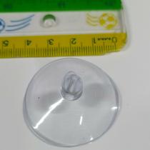 Ventosa De Silicone Transparente 40mm - Kit 10 Unidades