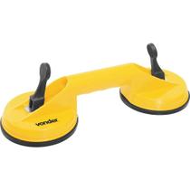 Ventosa Dupla 118mm Plástica para Vidro e Cerâmica Vonder