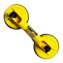 Ventosa Dupla para Porcelanato Vidro Mármore Piso até 90kg