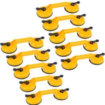 Ventosa Dupla Para Vidro Gesso Mármore Metal Piso Kit 10 Un