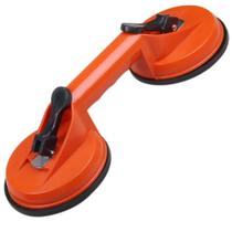 Ventosa dupla para vidros e azulejos barra de apoio com alavanca e alça resistente em plástico