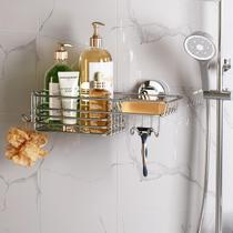 Ventosa Shower Caddy LEVERLOC com ganchos e suporte de sabão