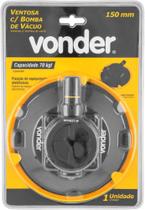 Ventosa Simples 150 mm com Bomba de Vácuo Vonder Ventosa Simples 150 mm com Bomba de Vácuo Vonder