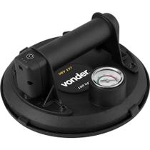 Ventosa Simples 200mm 100Kg Bateria 3,7V Com Bomba de Vácuo VBV137 Vonder