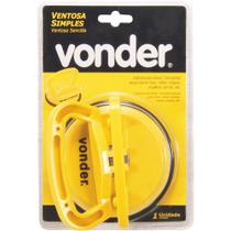 Ventosa simples plástica capacidade 25kg Vonder