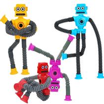 Ventosa telescópica Robot Toy Utosday para meninas e meninos