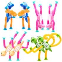 Ventosa telescópica Yrissmiss, 8 peças, brinquedos Dinosaur Fidget