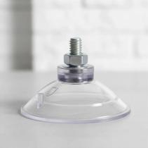 Ventosa Transparente 65mm com Parafuso M6 para Reparo