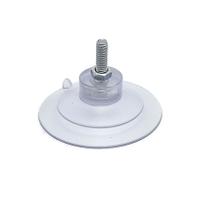 Ventosa Transparente de 40mm com Parafuso - 01 Unidade