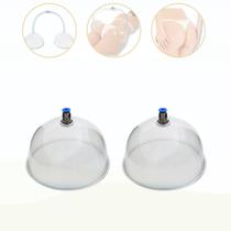 Ventosas Pump Para Glúteos Em Acrilíco 19 Cm Completa Com Mangueiras Ventosas Para Glúteos Pump Up 19cm Turbine O Bumbum