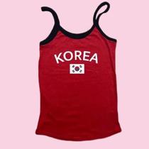 Verão 2024 Y2k Feminino Sling Tank Top Coreano Impressão Casual Estilo Minimalista