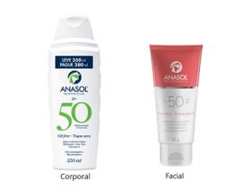 Verão Anasol Protetor Solar Facial 50 + Corporal 50 350ml