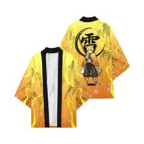Verão Devil Killer Cosplay Masculino Anime Japonês 3D Impresso Casual Meia Manga Top Cardigan