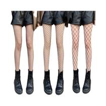 Verão Lolita Fishnet Corpo Meias Malha Náilon Collants Lingerie Pele Jk Fishnet Cintura Meias