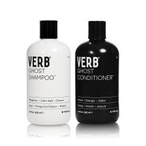 Verb Ghost Shampoo & Conditioner Duo Vegan Color Safe Shampoo and Conditioner Set Shampoo e Condicionador Hidratante Anti-Frizz Weightless Promove Brilho e Força, 12 fl oz