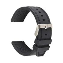 Verde Vermelho Preto Pulseira De Relógio De Borracha De Silicone 20mm 22mm 24mm Unissex Esporte