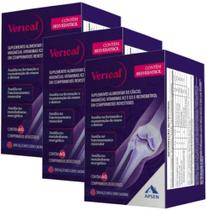 Verical kit c/3 cxs c/60 cprs cada + resveratrol + cálcio ossos fortes + vitamina d3 + k2 + manésio Verical kit c/3 cxs c/60 cprs cada + resveratrol + cálcio ossos fortes + vitamina d3 + k2 + manésio
