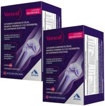 Verical resveratrol kit c/2 cxs c/60 cprs cada + cálcio ossos fortes + vitamina d3 + k2 + manésio Verical resveratrol kit c/2 cxs c/60 cprs cada + cálcio ossos fortes + vitamina d3 + k2 + manésio