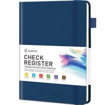 Verifique o registro do JUBTIC A5 para o talão de cheques pessoal - azul Verifique o registro do JUBTIC A5 para o talão de cheques pessoal - azul
