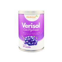 Verisol com Hyaluronic 30 sachês Uva Medicinal Verisol com Hyaluronic 30 sachês Uva Medicinal