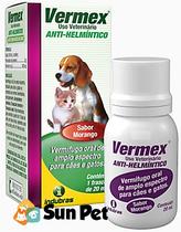 Vermex Anti-Helmíntico Vermifugo Indubras 20ml
