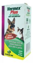Vermex Plus 20ml Nutriazzi - Vermífugo Para Cães E Gato