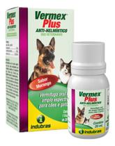 Vermex Plus 20ml Nutriazzi - Vermífugo Para Cães E Gatos