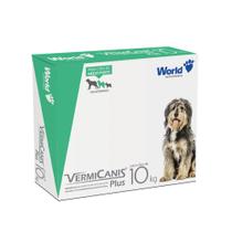 Vermicanis 10kg 4 Comprimidos Vermífugo World