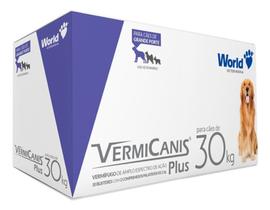 Vermicanis 2,4gr - 30kg 20 Comprimidos Vermífugo World Original (Display)