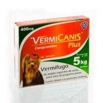 Vermicanis 400mg 4 Comprimidos Vermicanis 400mg 4 Comprimidos