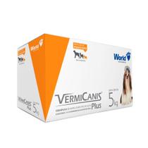 Vermicanis 5kg 40 Comprimidos Display Vermífugo World