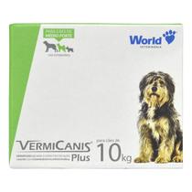 VermiCanis Plus 10kg c/ 4 Comprimidos de 800mg - World