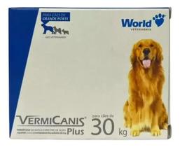 Vermicanis plus 2,4g cães até 30kg - 02 comp - WORLD