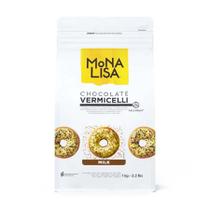 Vermicelli Chocolate Belga Milk - 1 Kg- 01 Unidade - Mona Lisa - Rizzo Vermicelli Chocolate Belga Milk - 1 Kg- 01 Unidade - Mona Lisa - Rizzo