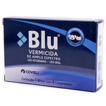 Vermifogo Blu Coveli para Cães e Gatos 4 unidades