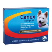 Vermifugo CANEX Composto Oral 4 Compr. - Ceva - Ceva