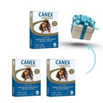 Vermífugo Canex Composto para Cães de até 10kg - Kit 3 UN