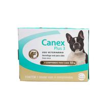 Vermífugo Canex Plus 3 Ceva com 4 Comprimidos Ceva para Cães