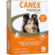 Vermífugo Canex Premium 900mg para Cães - Embalagem com 4 Comprimidos Vermífugo Canex Premium 900mg para Cães - Embalagem com 4 Comprimidos