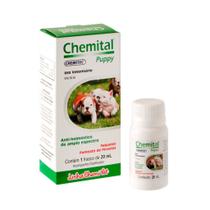 Vermifugo Chemital Puppy Para Cães 20 Ml Vermifugo Chemital Puppy Para Cães 20 Ml