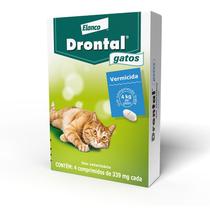 Vermífugo Drontal Gatos - 4 Comprimidos