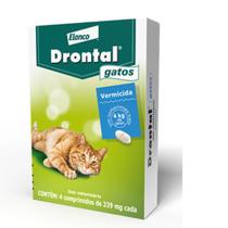 Vermífugo Drontal Gatos 4 Comprimidos