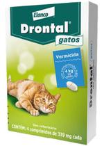 Vermífugo Drontal Gatos Até 4 Kg Com 4 Comprimidos Bayer Vermífugo Drontal Gatos Até 4 Kg Com 4 Comprimidos Bayer