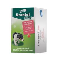Vermífugo Drontal Puppy 20ml Cães Filhotes