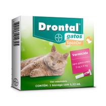 Vermífugo Drontal SpotOn para Gatos - 1,12ml