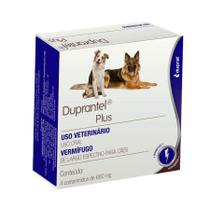 Vermífugo Duprantel Plus para Cães com 4 Comprimidos
