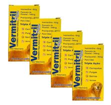 Vermífugo e Giarcida - 16 Comprimidos Mastigáveis para Cães até 30kg - Combate Carrapatos e Pulgas Vermífugo e Giarcida - 16 Comprimidos Mastigáveis para Cães até 30kg - Combate Carrapatos e Pulgas